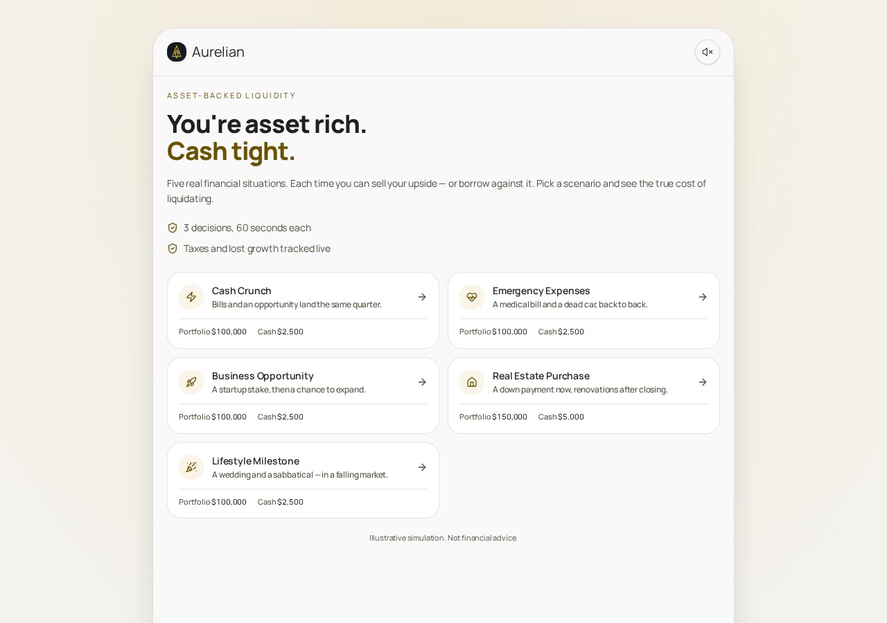 Aurelian website screenshot